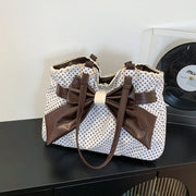 Vintage Polka Dot Tote Bag